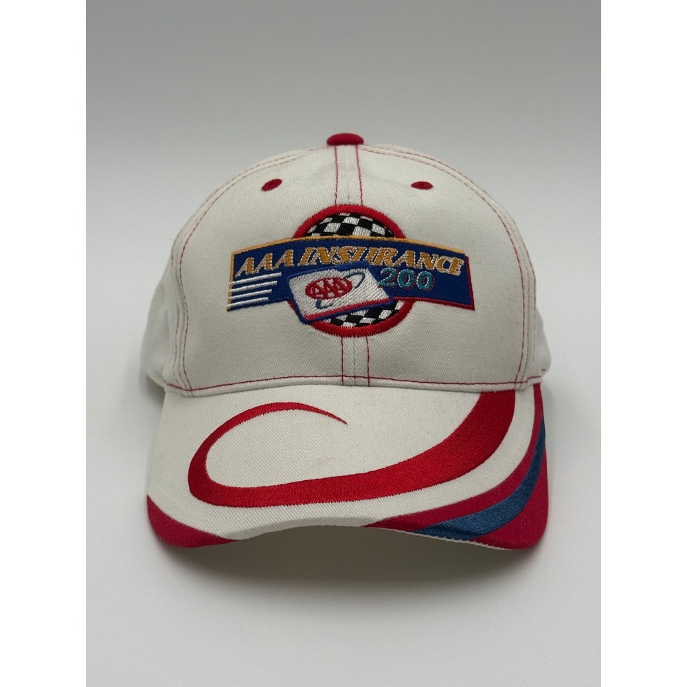 AAA Insurance 200 Hat Cap Checkered Flag Sports NASCAR Racing Adjustable